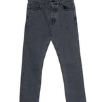 Jeans dritti con patch a bottoni in blu Ksubi - uomo 
