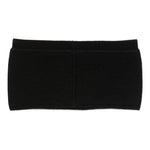 Top a fascia a costine sottili in nero Rick owens - donna 