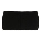 Top a fascia a costine sottili in nero Rick owens - donna 