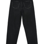 Jeans a gamba ampia in nero Sefr - uomo 