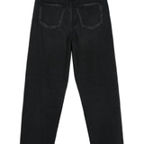 Jeans a gamba ampia in nero Sefr - uomo 