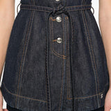 Gilet denim dominio in blu Maxmara sportmax - donna 