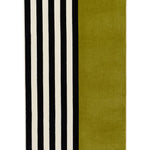 Asciugamano jacquard ami de coeur in bianco e verde Ami paris - unisex 