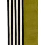 Asciugamano jacquard ami de coeur in bianco e verde Ami paris - unisex 