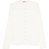 T-shirt con bottoni in bianco Carrer - unisex 