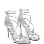 Sandali metallizzati Azia in argento Jimmy choo - donna 