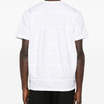 T-shirt a pannelli in bianco Comme des garcons homme plus - uomo 