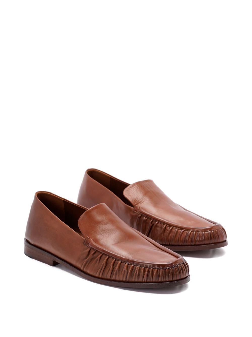 Mocassini in pelle in nero Marsell - uomo 