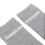 Calzini alti con logo in grigio Comme des garcons homme plus - uomo 
