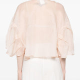 Blusa con ruches in beige Maxmara - donna 