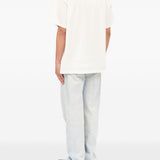 T-shirt girocollo in bianco Mm6 maison margiela - uomo 