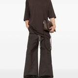 Pantaloni cargo con coulisse in marrone Rick owens - uomo 