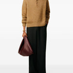 Polo in maglia beige AMI Paris - uomo 