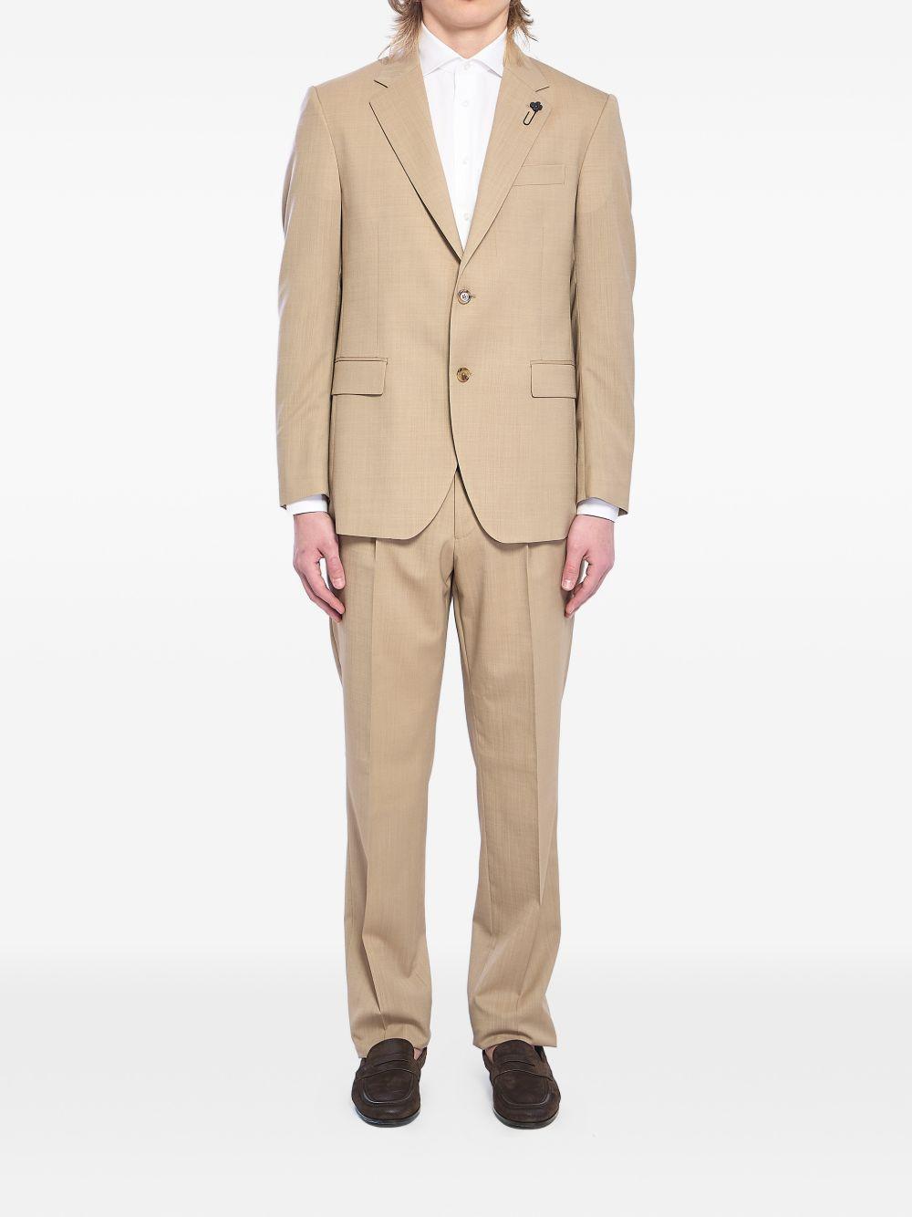 Completo feeling monopetto in beige Lardini - uomo 