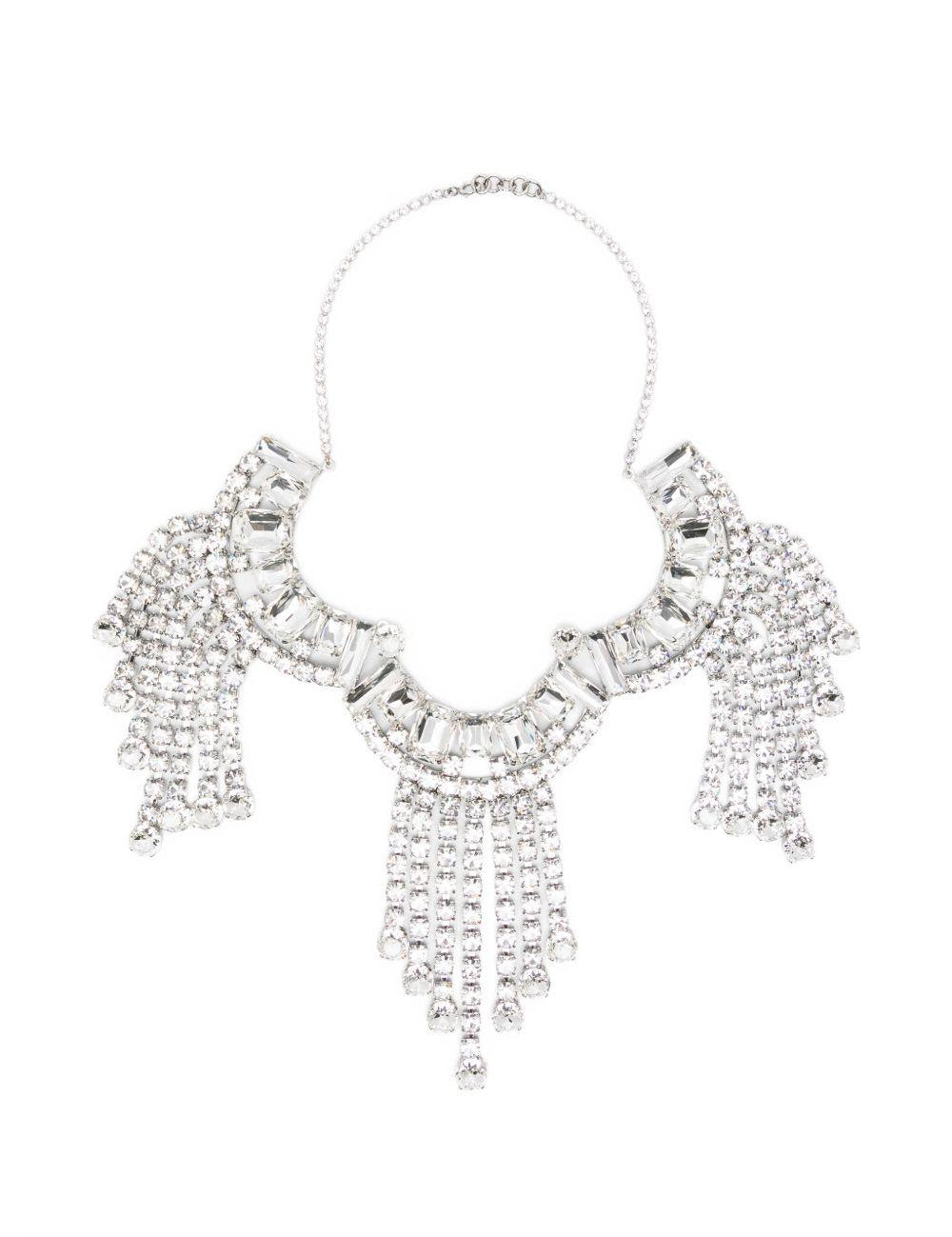 Collana con cristalli in argento Dries van noten - donna 