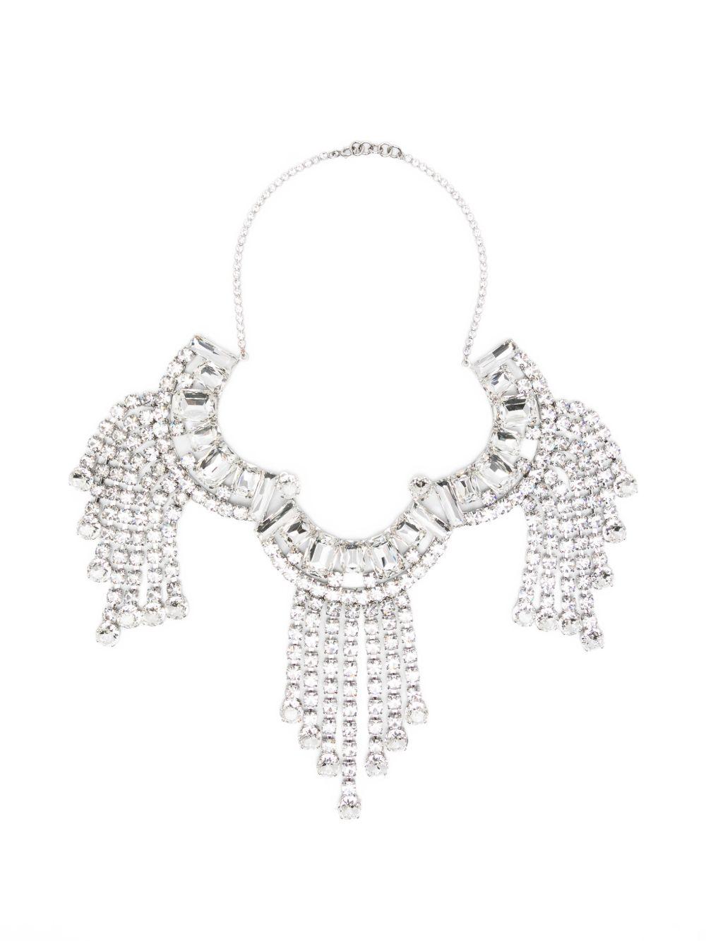 Collana con cristalli in argento Dries van noten - donna 