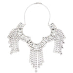 Collana con cristalli in argento Dries van noten - donna 