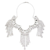 Collana con cristalli in argento Dries van noten - donna 