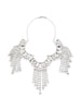 Collana con cristalli in argento Dries van noten - donna