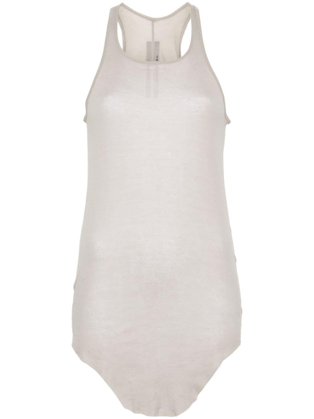 Canotta asimmetrica in grigio Rick Owens - donna 