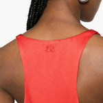 Top con scollo a u in rosso Blazé milano - donna 