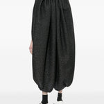 Abito con arricciature in nero Comme Des Garçons - donna 