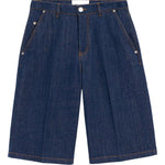 Blue five-pocket denim shorts Ami paris - uomo 