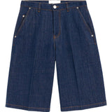 Blue five-pocket denim shorts Ami paris - uomo 