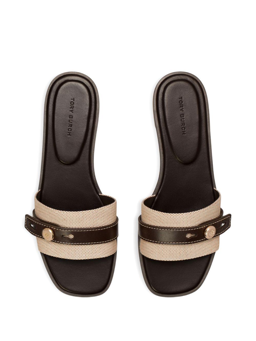 Ciabatte Romy  in marrone Tory burch - donna 