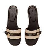 Ciabatte Romy  in marrone Tory burch - donna 