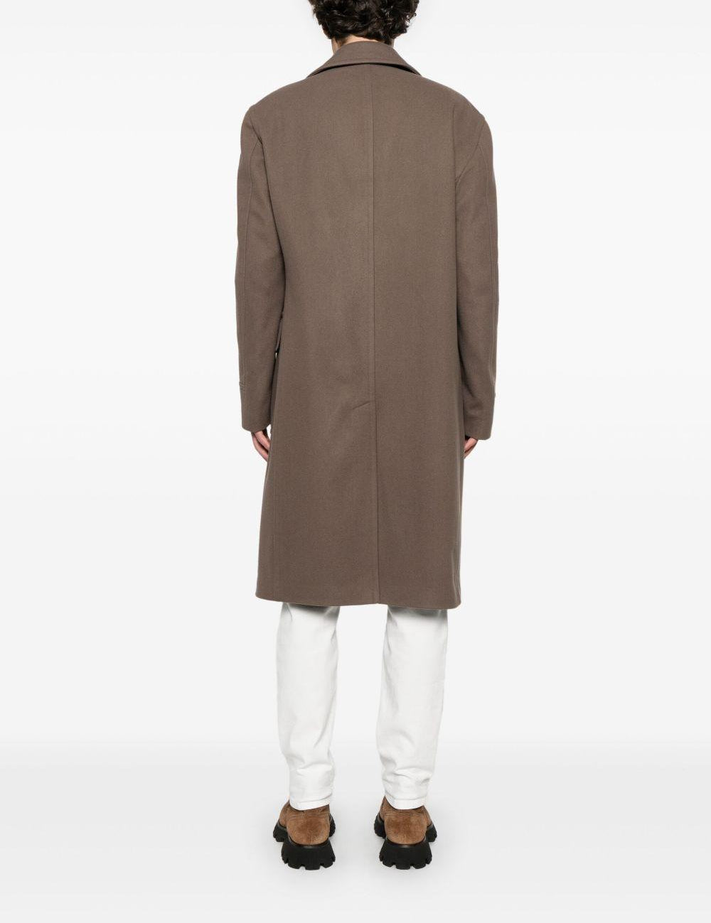 Cappotto doppiopetto in marrone Tagliatore - uomo 