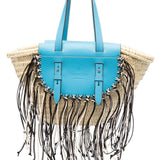 Borsa Tropicana Capri in blu e beige Cuba LAb - donna 