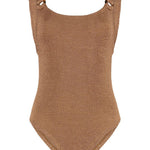 Costume intero domino in marrone hunza g - donna 