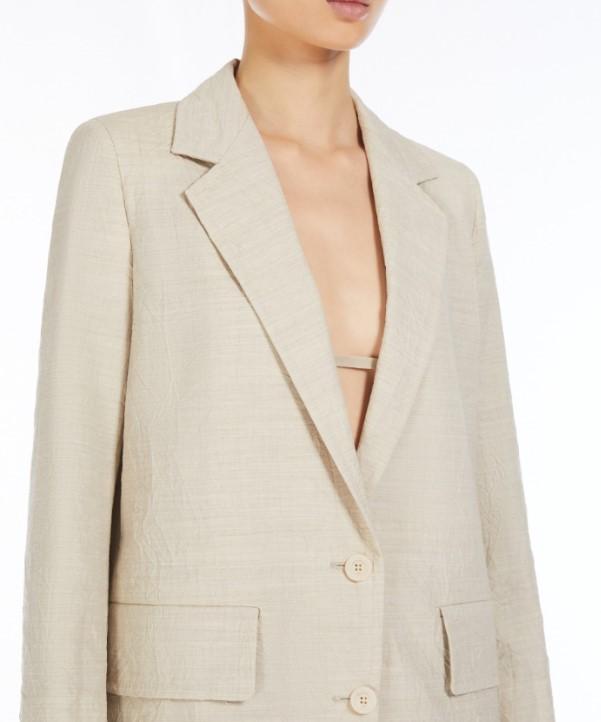 Blazer monopetto acacia in beige Maxmara - donna 