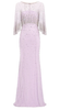 Abito lungo Kiya con decorazioni in lilla Jenny packham - donna