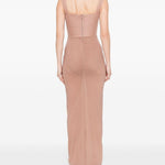 Abito lungo con design semi-trasparente in rosa Alex perry - donna 