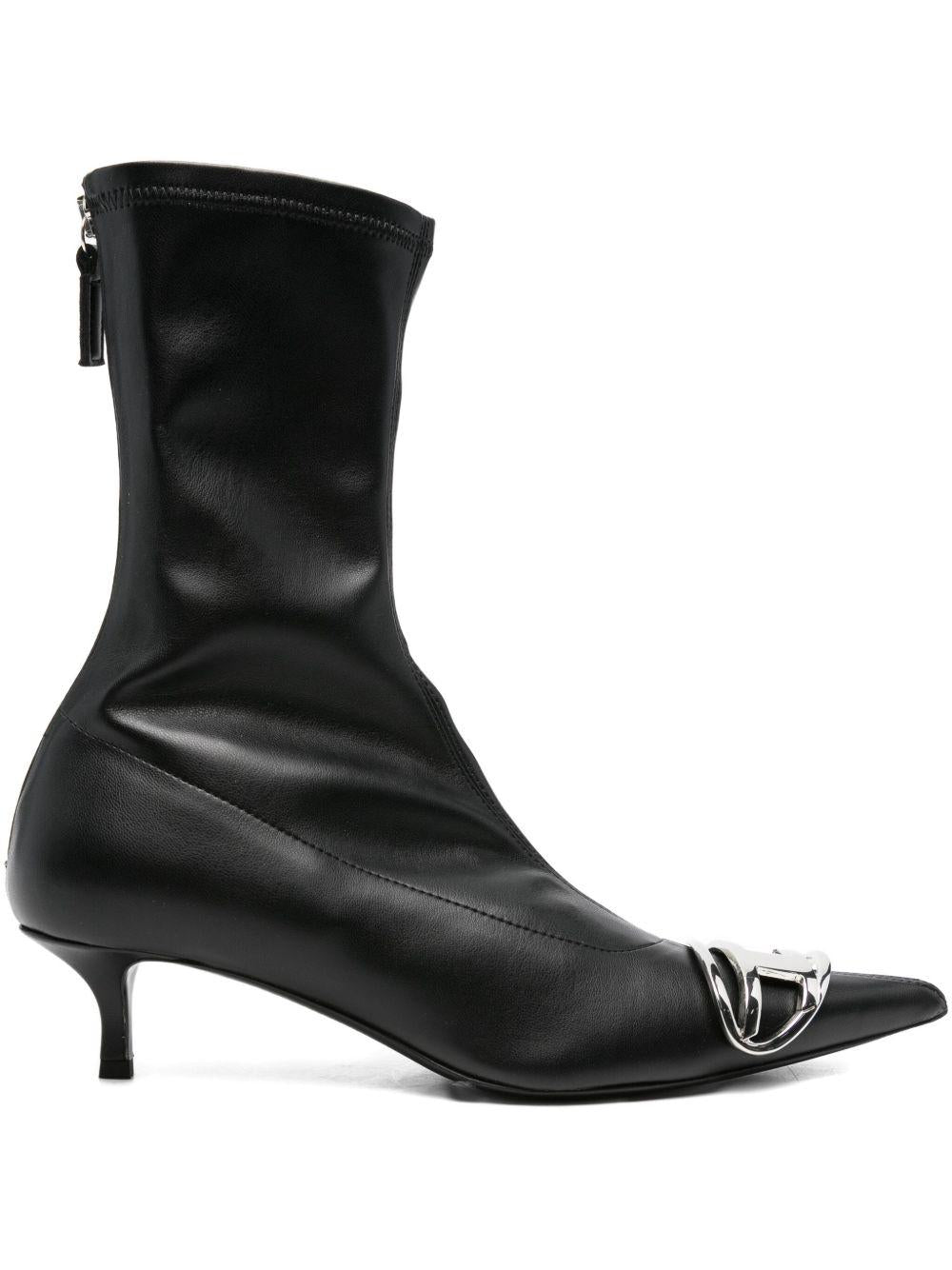 Stivaletti d-venus a punta in nero Diesel - donna 