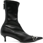 Stivaletti d-venus a punta in nero Diesel - donna 