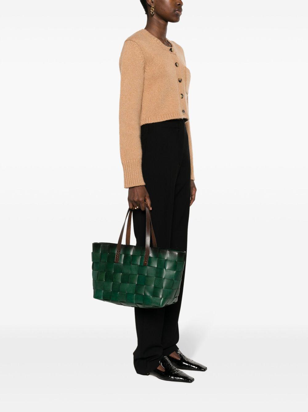 Borsa tote Japan in verde Dragon diffusion - donna 