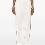 Pantaloni con taschein bianco Entire Studios - donna 