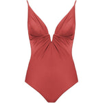 Costume da bagno Solstice Tuck in rosso 