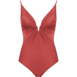 Costume da bagno Solstice Tuck in rosso 