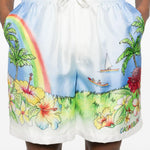 Pantaloncini stampati aloha in multicolore Casablanca - uomo 