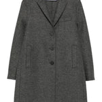 Cappotto con applicazione e bottoni in grigio Harris Wharf London - donna 