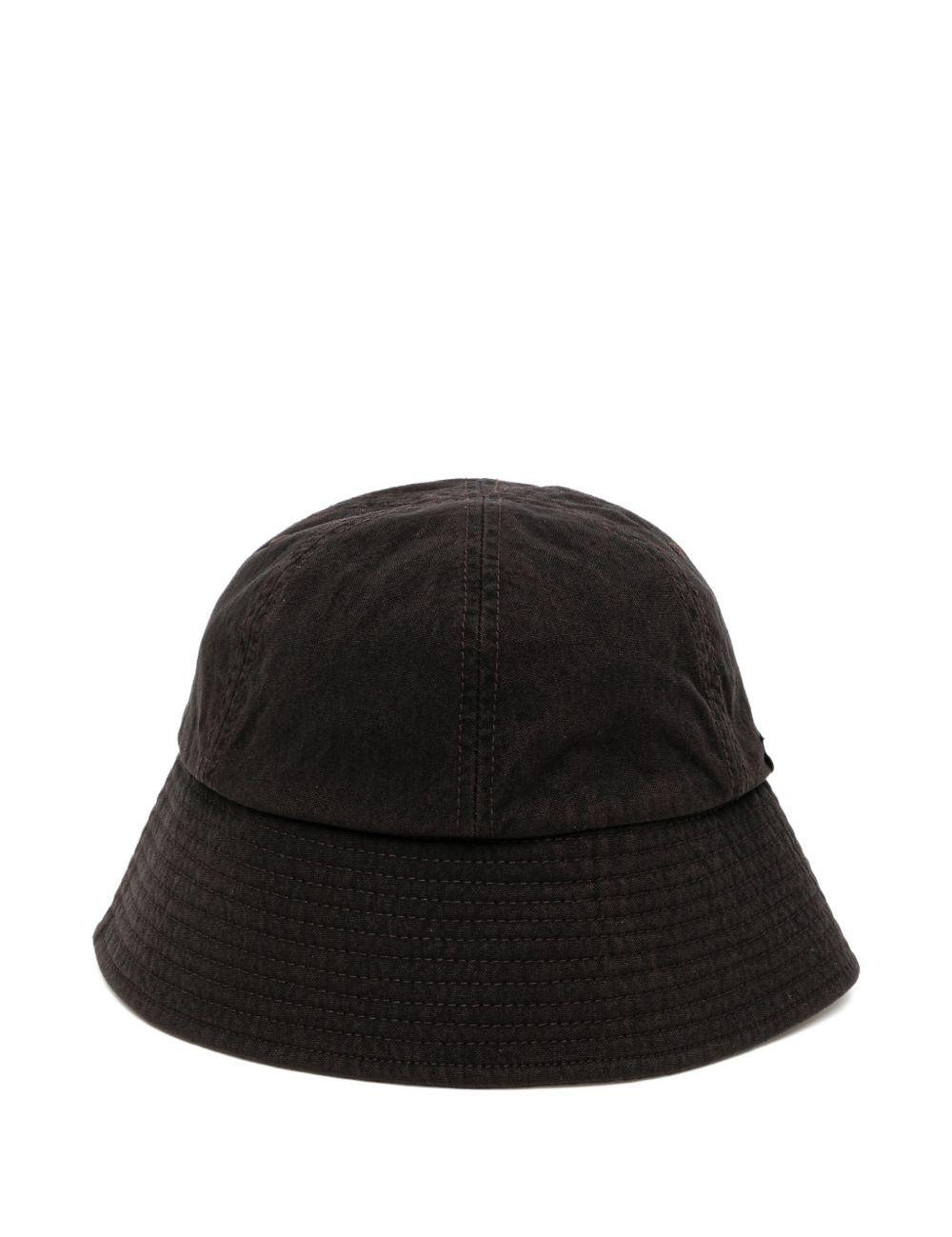 Cappello bucket con applicazione in nero Comme des garcons homme - uomo 