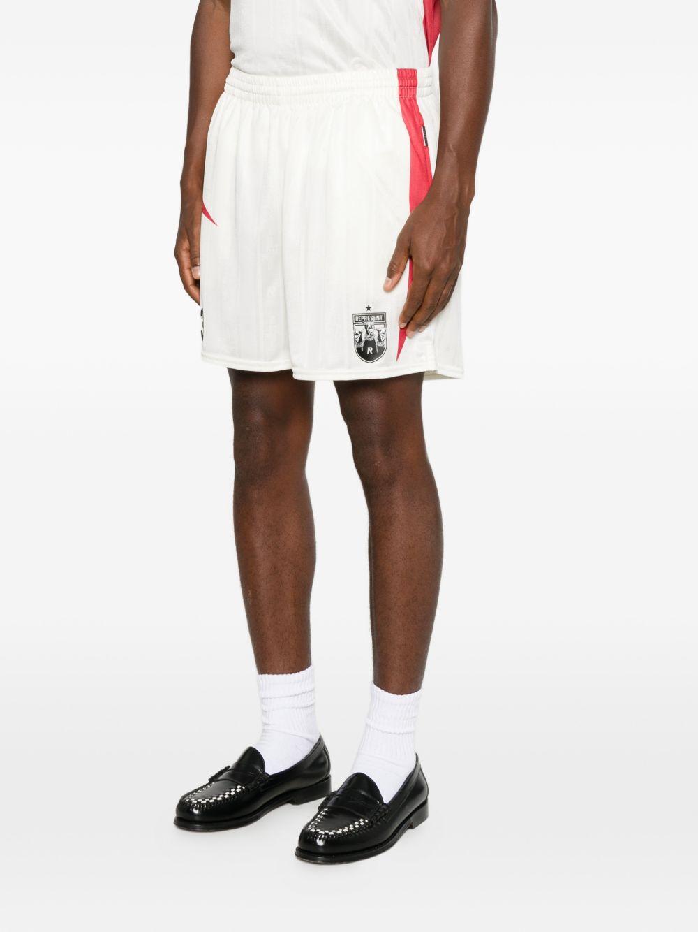 Short a pannelli con logo spike in beige Represent - uomo 
