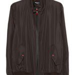 Giacca con zip in marrone Kiton - uomo 