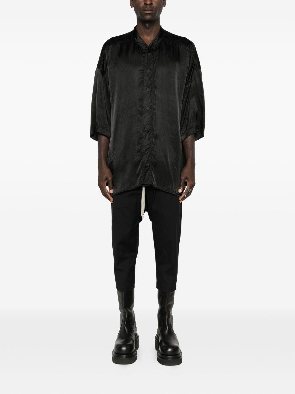 Camicia Jumbo Faun in nero Rick owens - uomo 