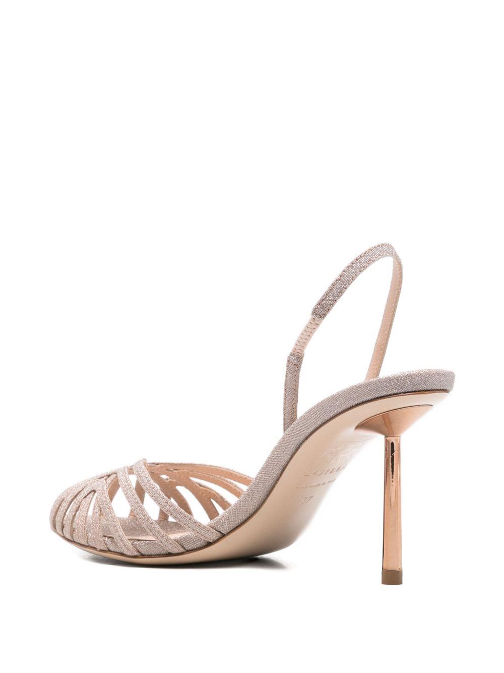 Sandali con cinturini glitter in rosa Le silla - donna 