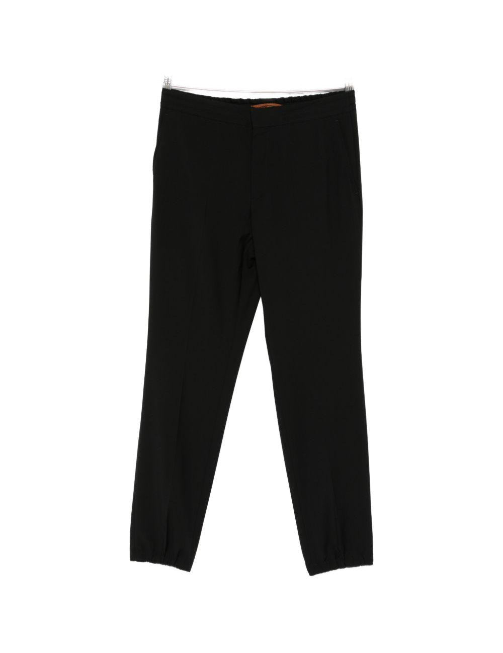 Pantaloni con chiusura nascosta in nero Zegna - uomo 